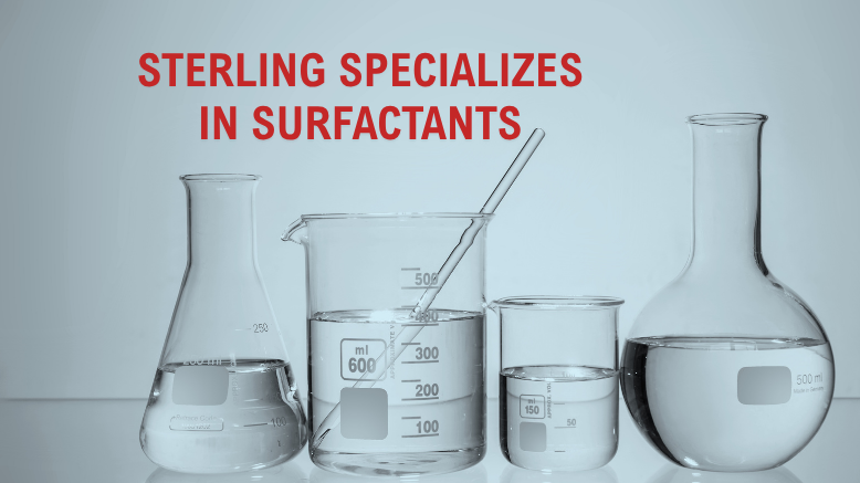 Sterling Expands Global Capabilities with Entry into Surfactants Market